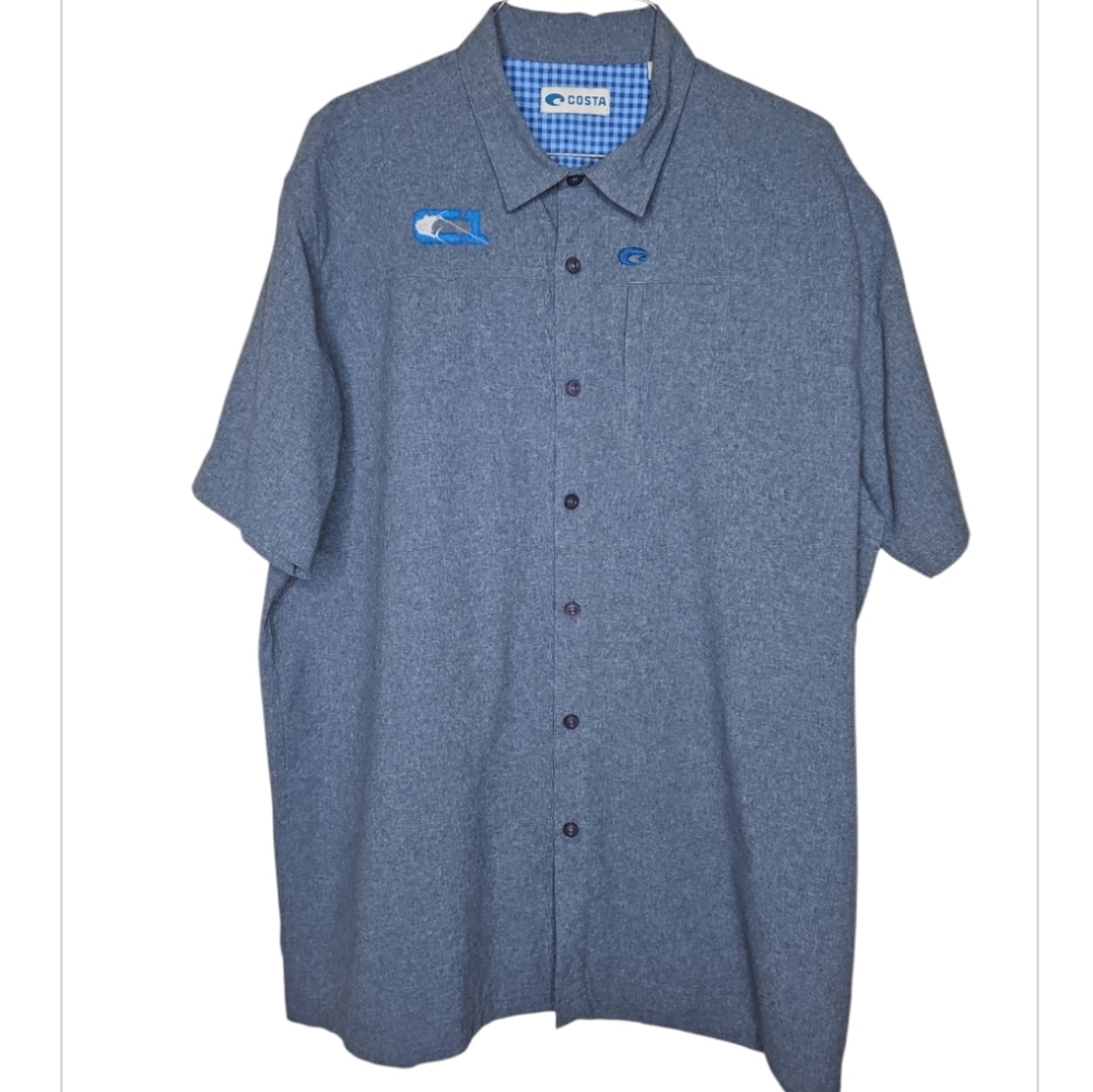 Costa Del Mar for C 1 Saltwater Offshore Fishing Performance Tech Shirt Size L